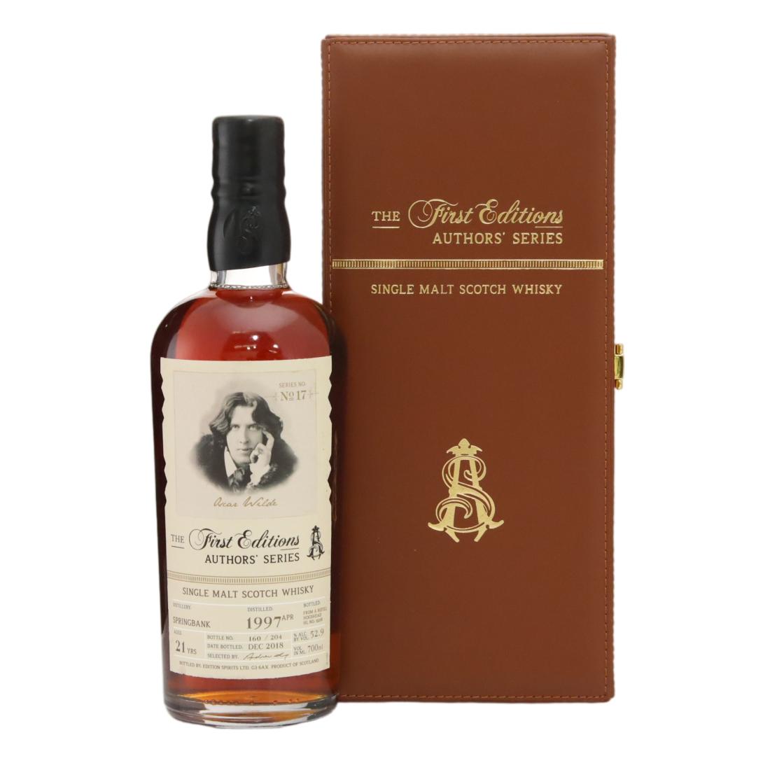 Springbank 1997 The First Editions 21 Authors Series No 17 Oscar Wilde