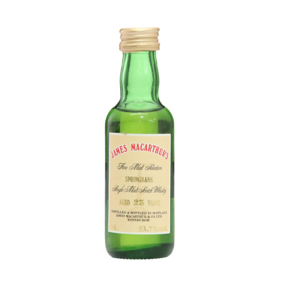 Springbank 23 Miniature