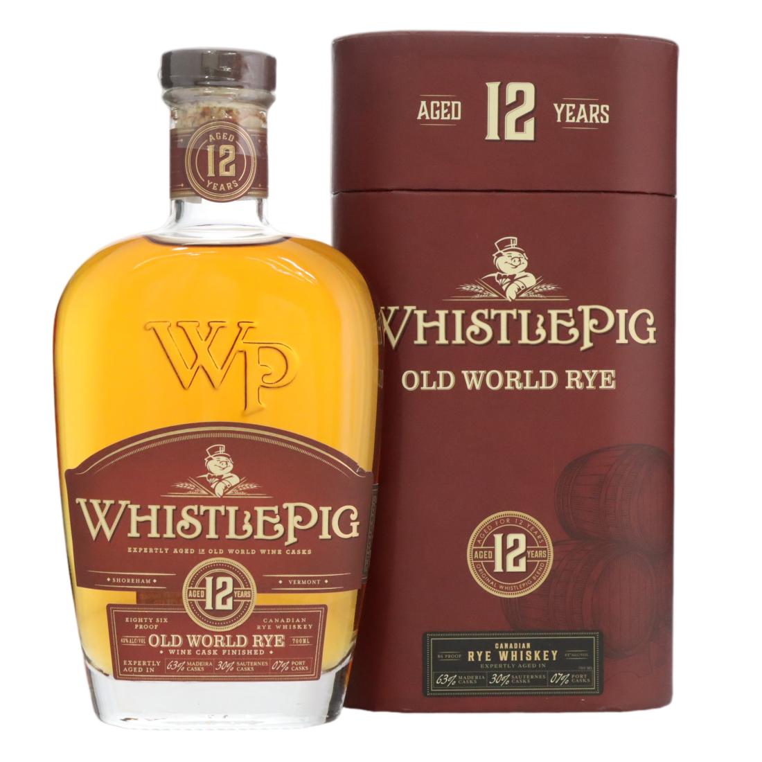 Whistlepig Old World Rye 12 Wine Cask Finish
