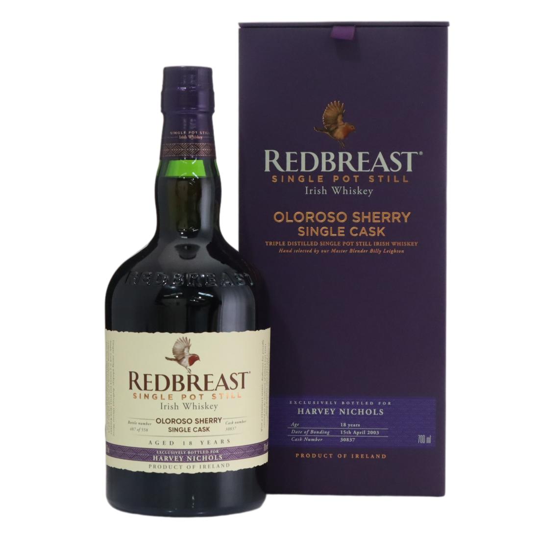 Redbreast 2003 Oloroso Sherry Single Cask 18 Single Pot Still