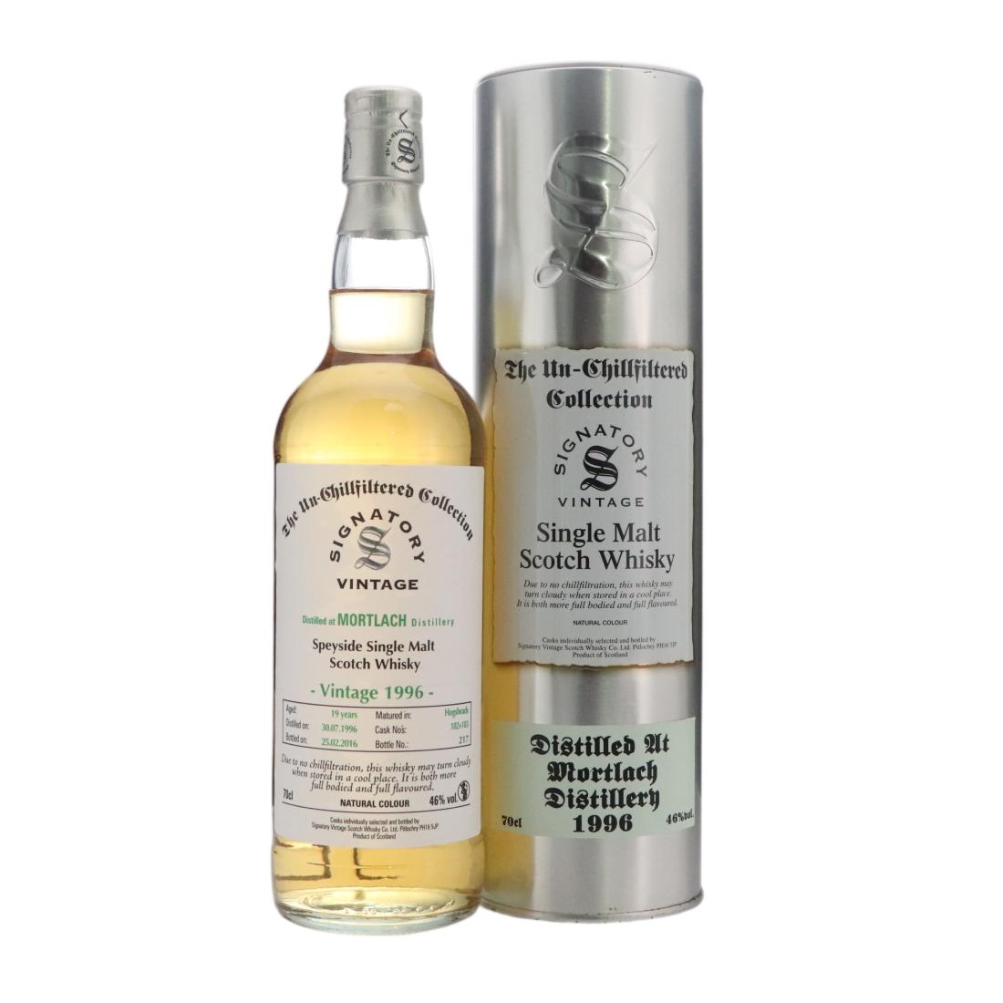 Mortlach 1996 The Unchillfiltered Collection 19