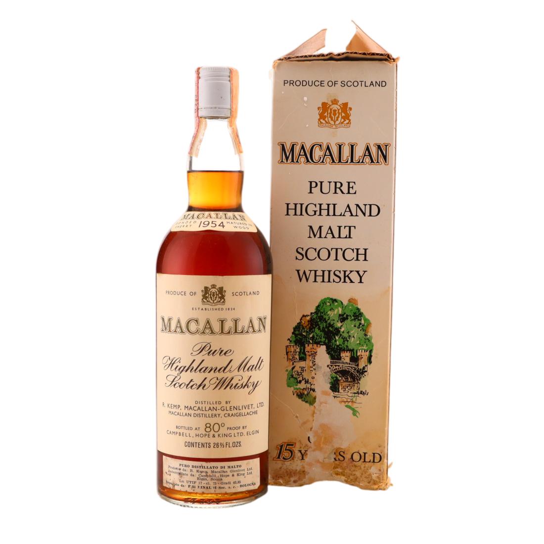 Macallan 1954 80 Proof