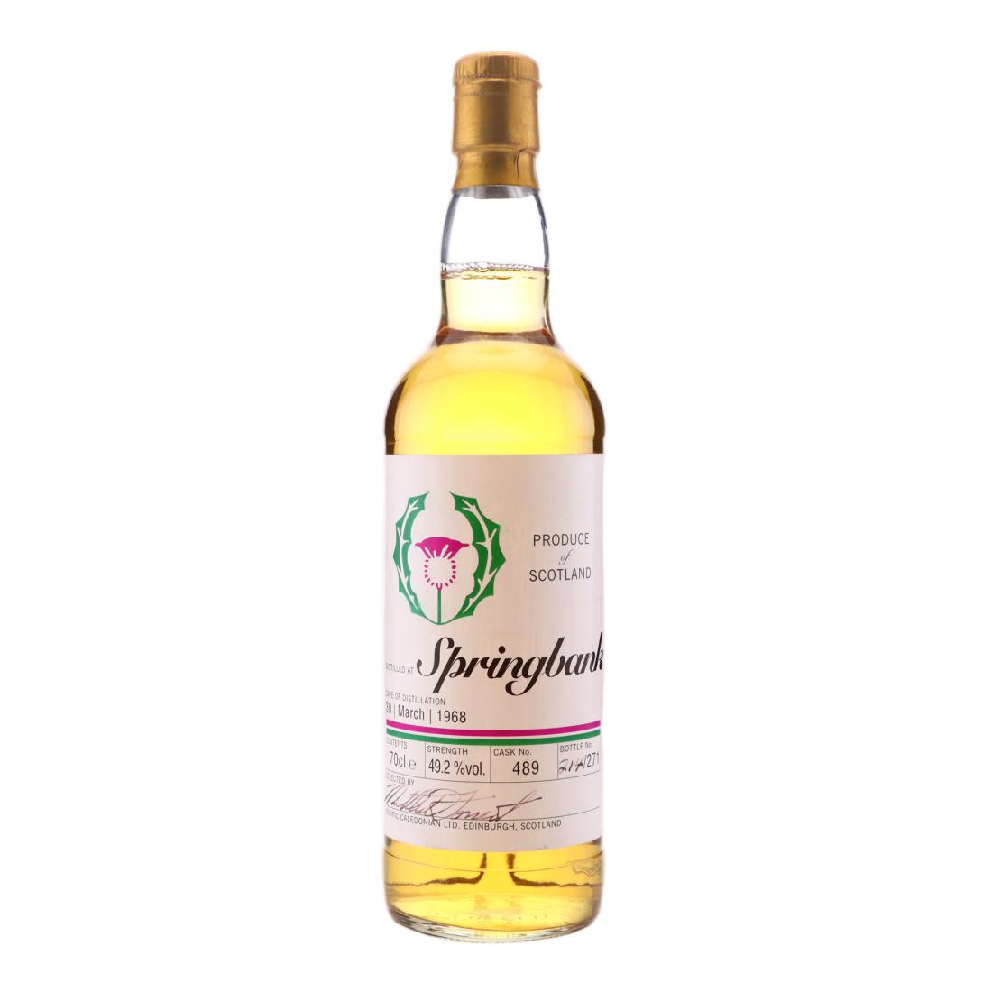 Springbank 1968 Matthew D Forrest