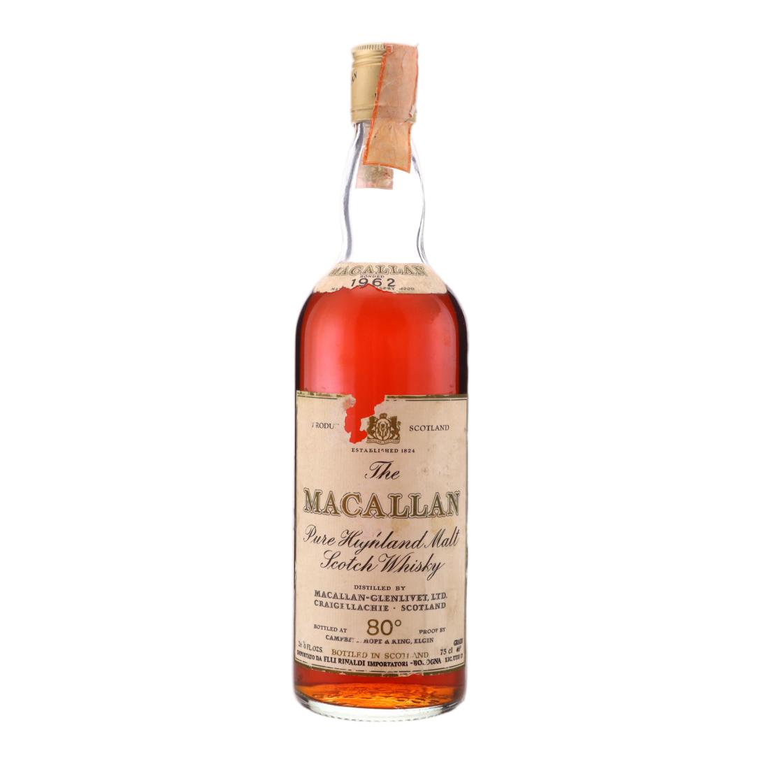 Macallan 1962 80 Proof
