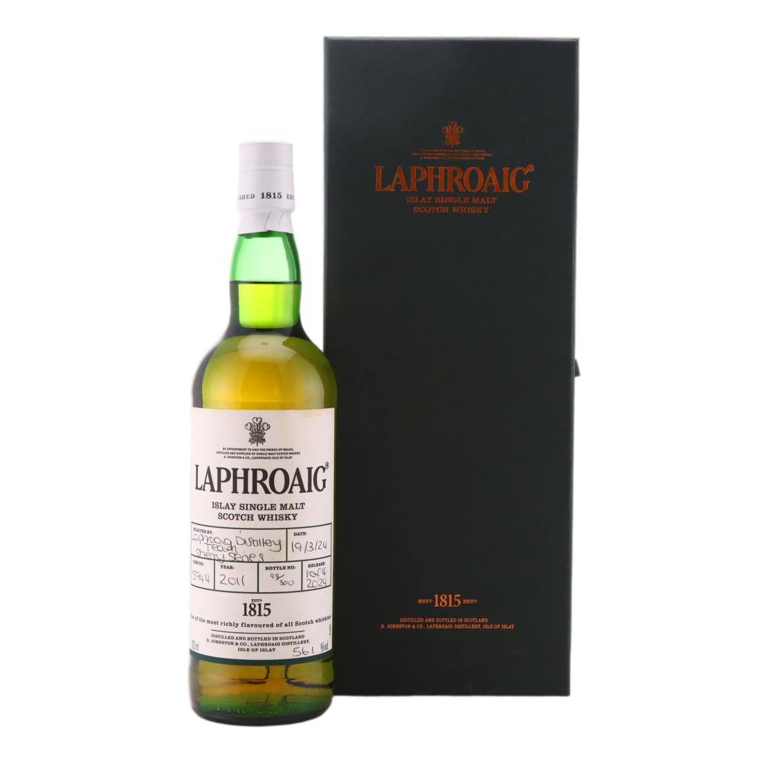 Laphroaig Sherry Series 2024 13 Year Old, Amontillado Sherry Cask, Cask #5944, Release 1 of 4, 2024, 56.1% whisky bottle