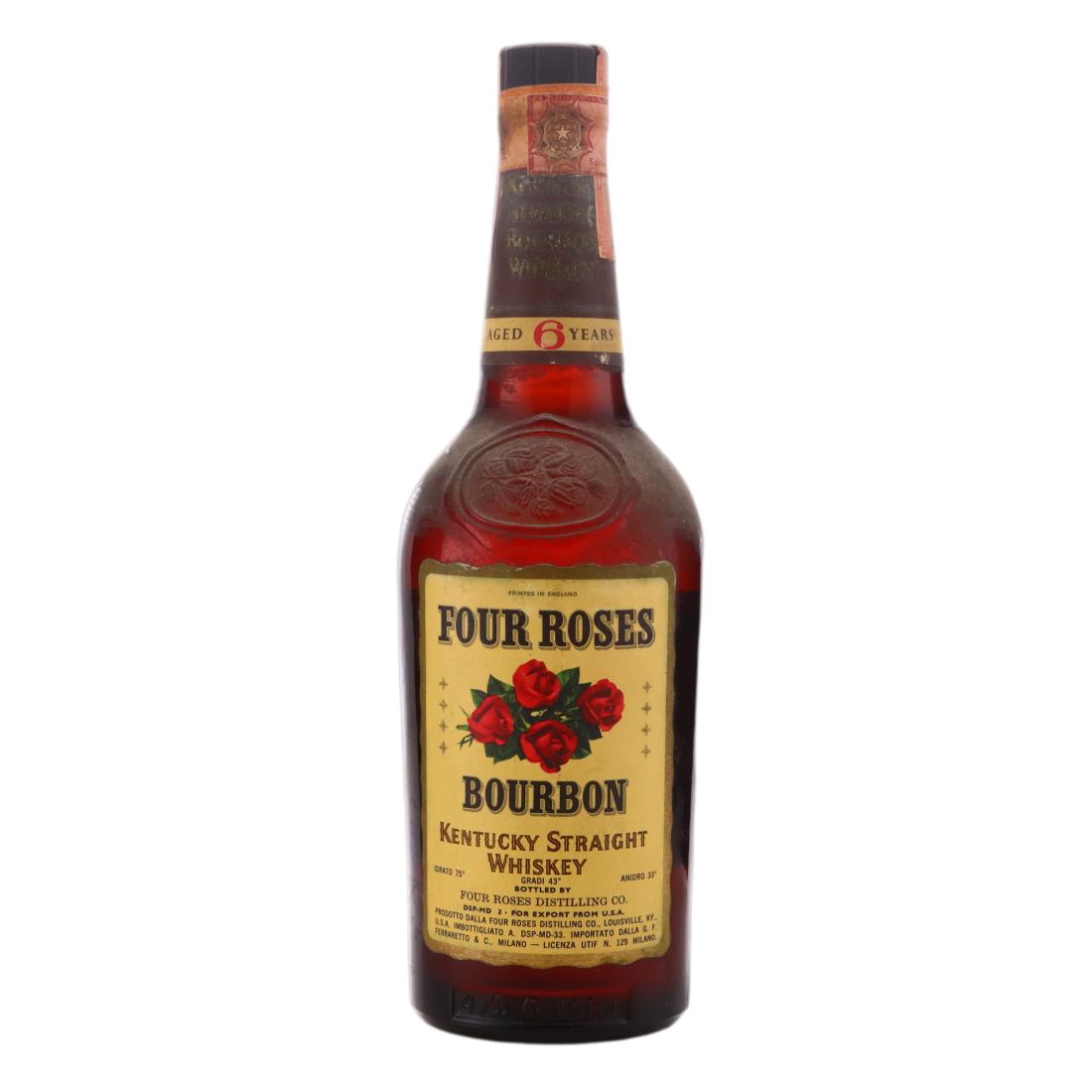 Four Roses 6 Kentucky Straight Bourbon 1964