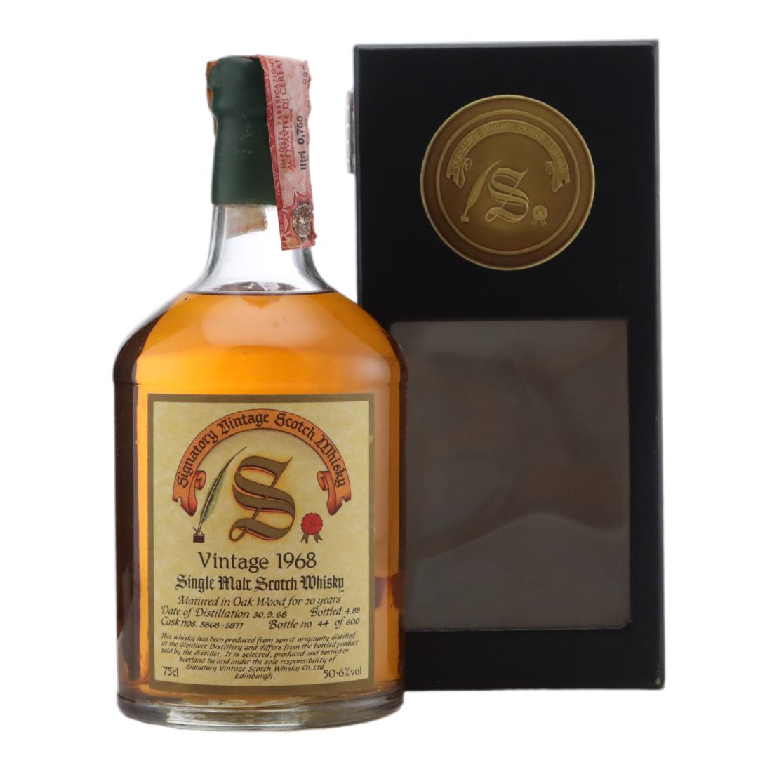Glenlivet 1968 Signatory Vintage 20