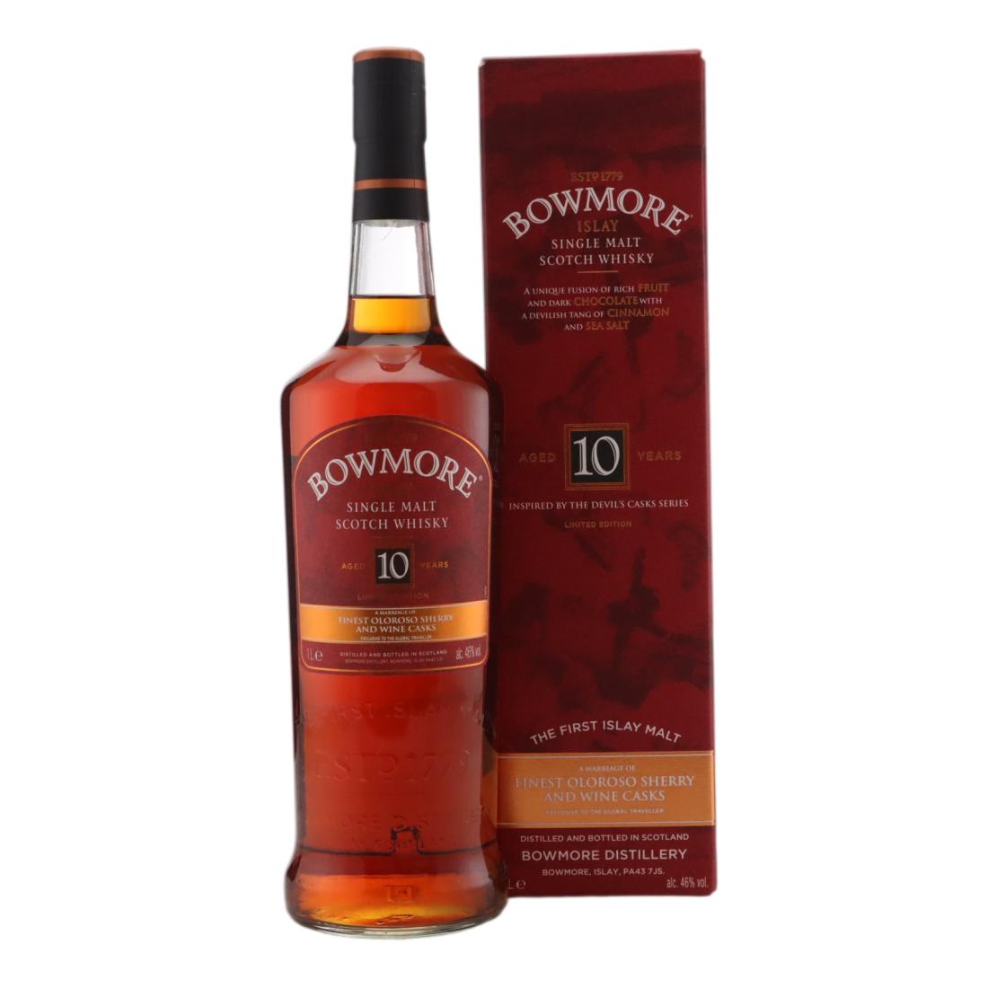 Bowmore 10 Inspired By The Devils Casks Series Litre