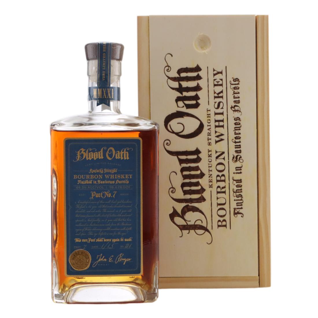 Blood Oath Pact No 7 Kentucky Straight Bourbon