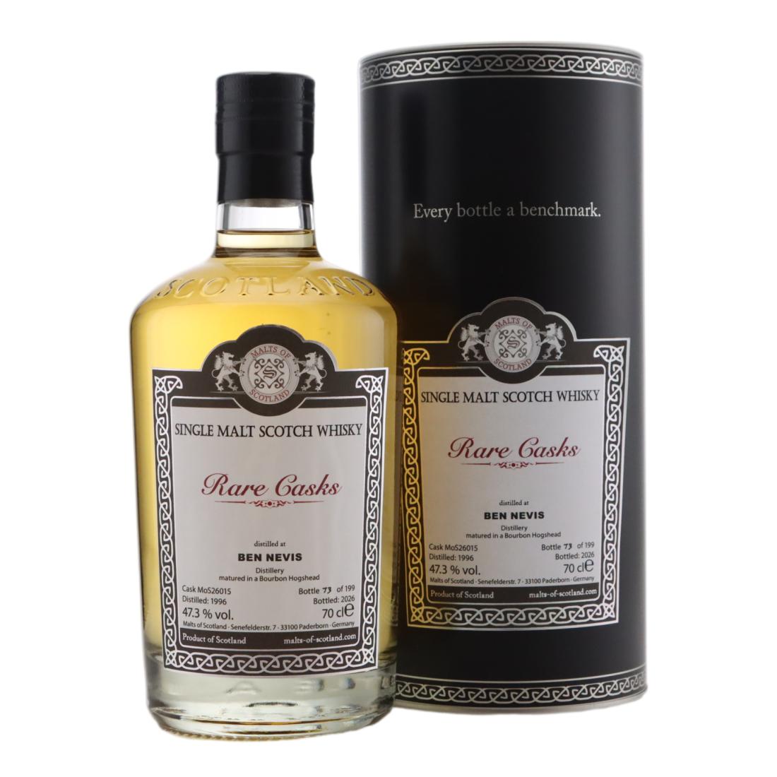 Ben Nevis 1996 Malts Of Scotland Rare Casks