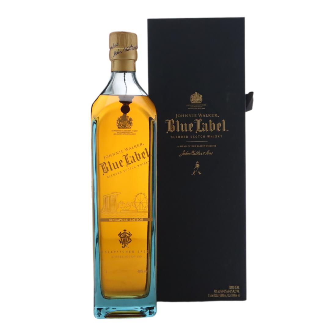 Johnnie Walker Blue Label Singapore Edition Litre
