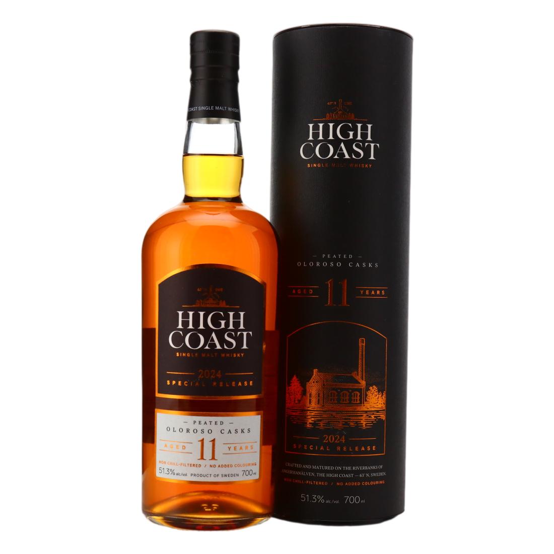 High Coast 11 2024 Special Release Peated Oloroso Casks