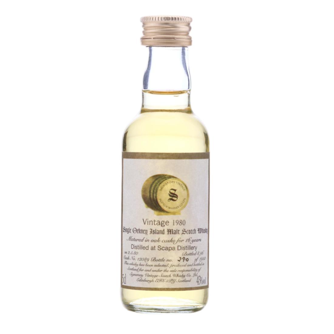 Scapa 1980 Signatory Vintage 16 Miniature