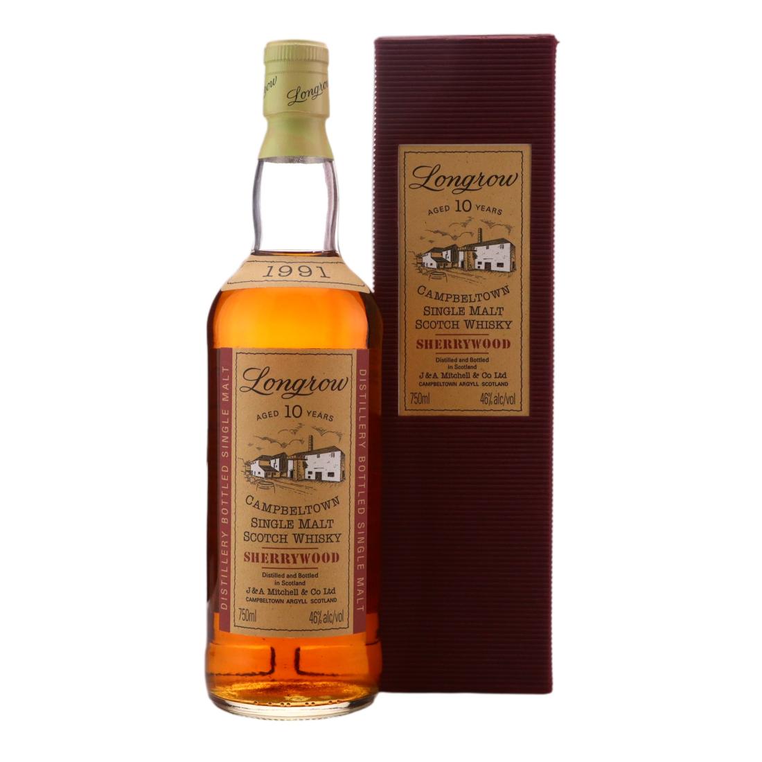 Longrow 1991 10 Year Old, Sherry Cask, 2001, 46%