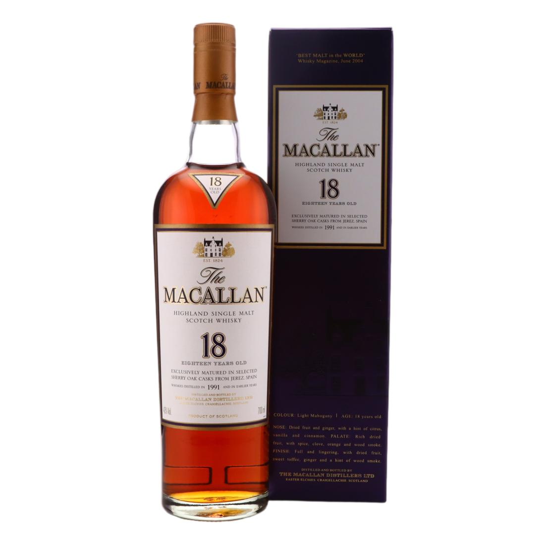 Macallan 1991 18