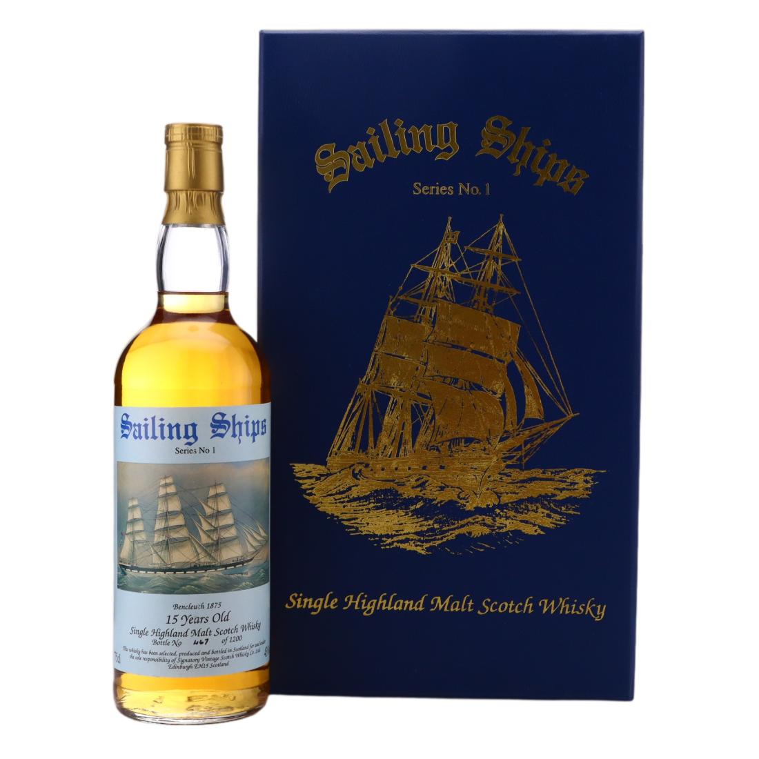 Balvenie Sailing Ships 15 Series No 1 Bencleuch 1875