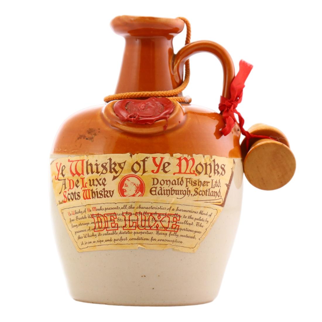 Ye Whisky Of Ye Monks De Luxe Scotch Whisky Decanter