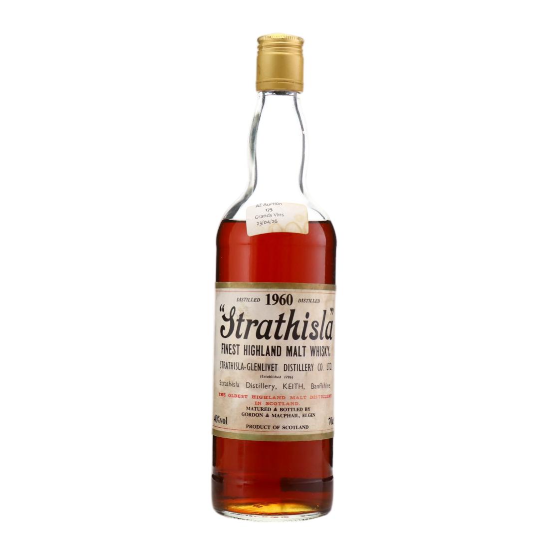 Strathisla 37 Year Old, Sherry Cask, 1960, Gordon & MacPhail, 40% whisky bottle