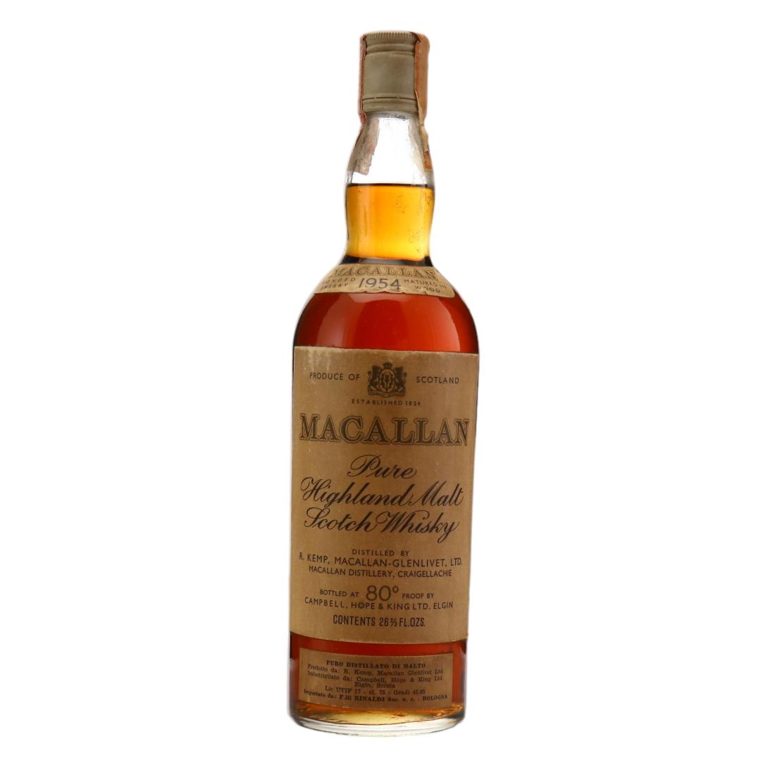 Macallan 1954 80 Proof