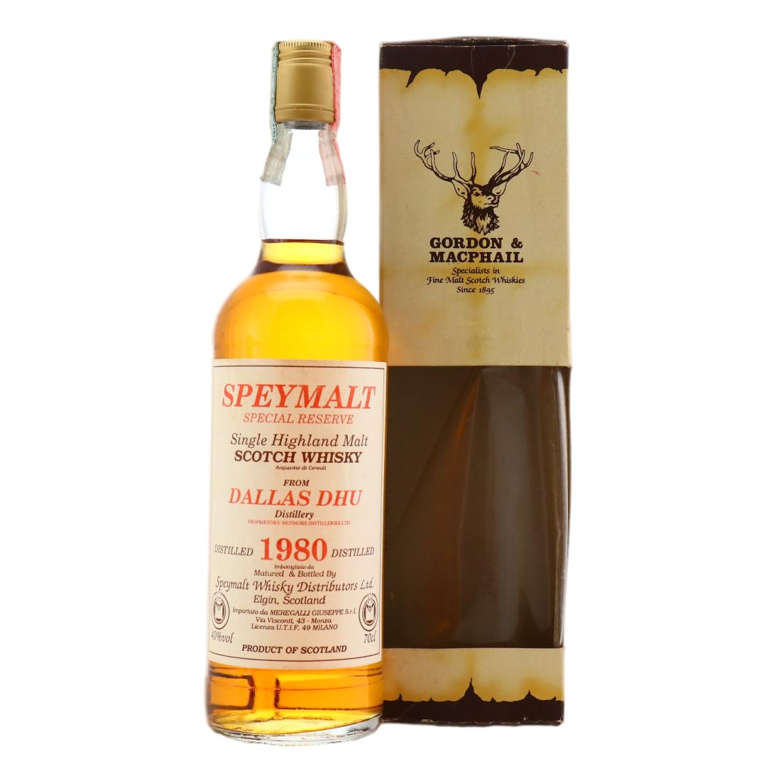 Dallas Dhu 1980 Speymalt Special Reserve