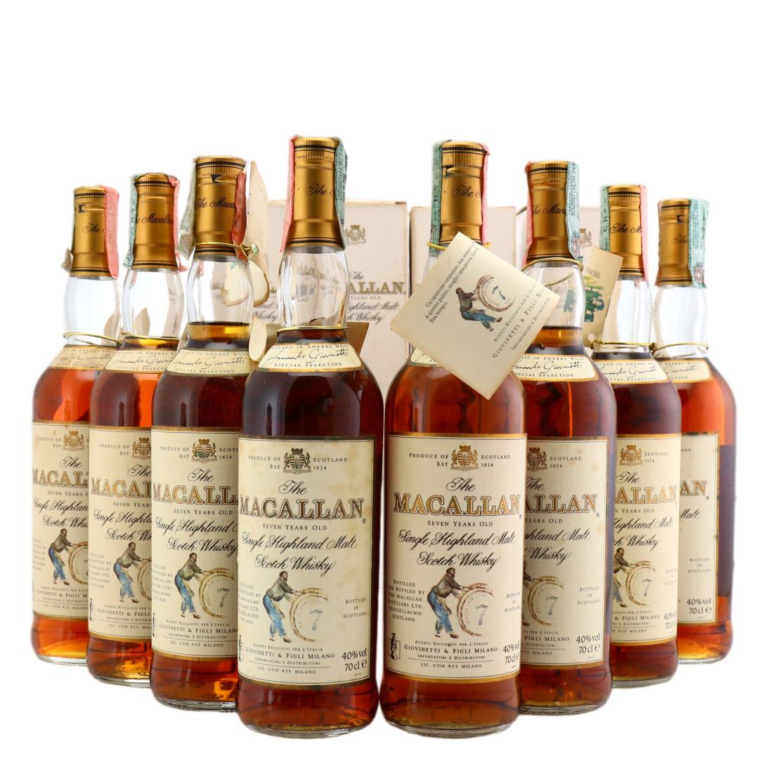 Macallan 7 Armando Giovinetti Special Selection X 8