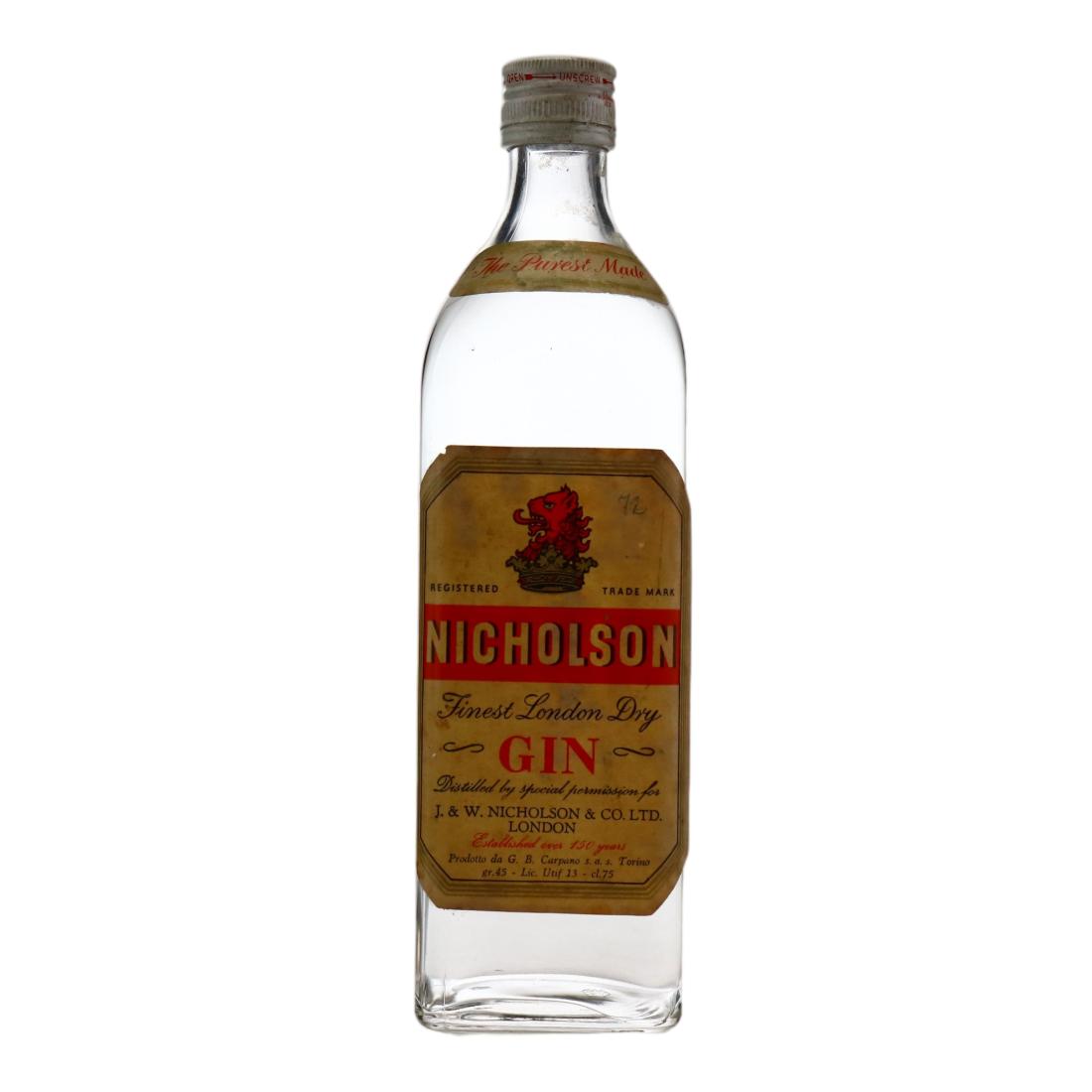 Nicholson London Dry Gin