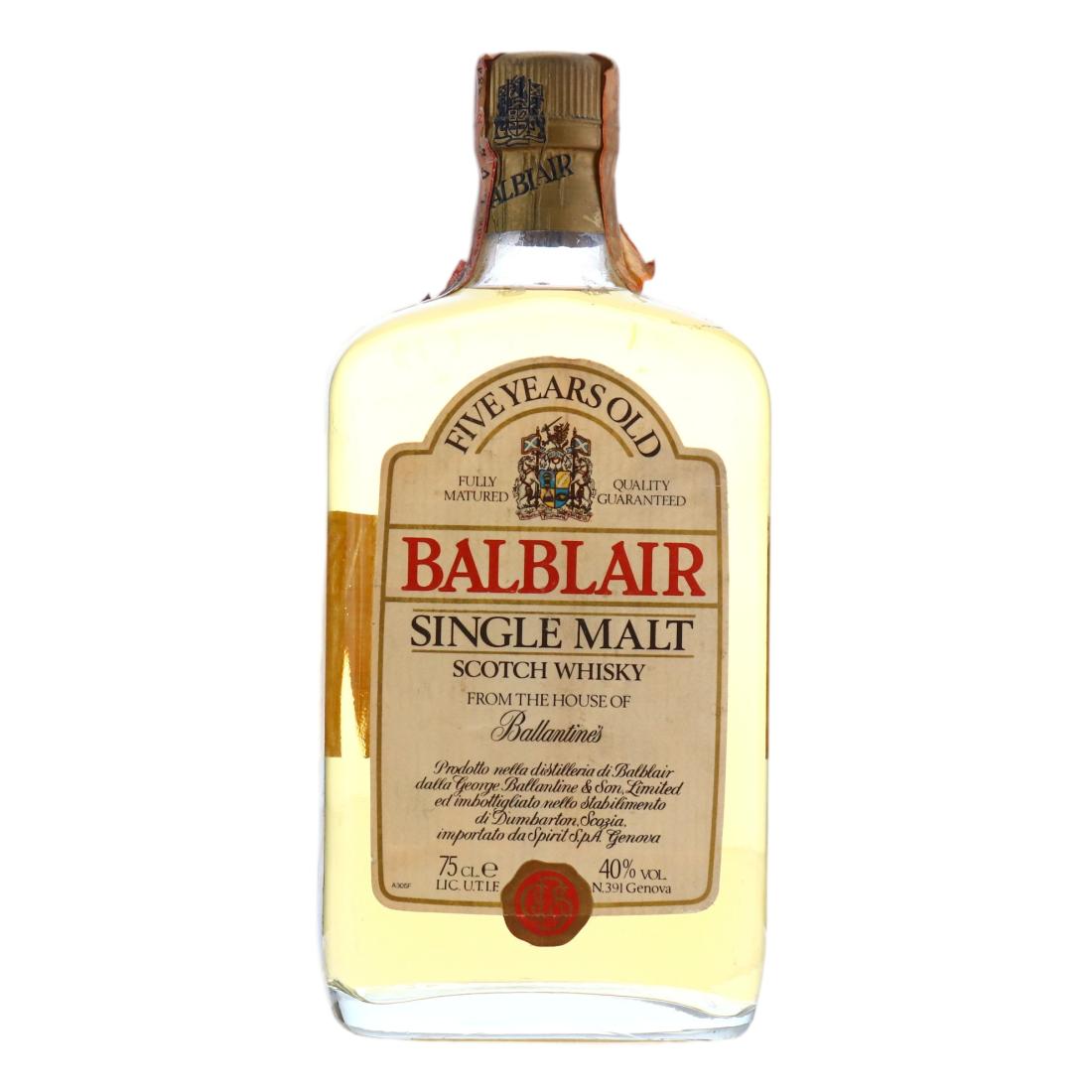 Balblair 5 Single Malt From The House Of Ballantines