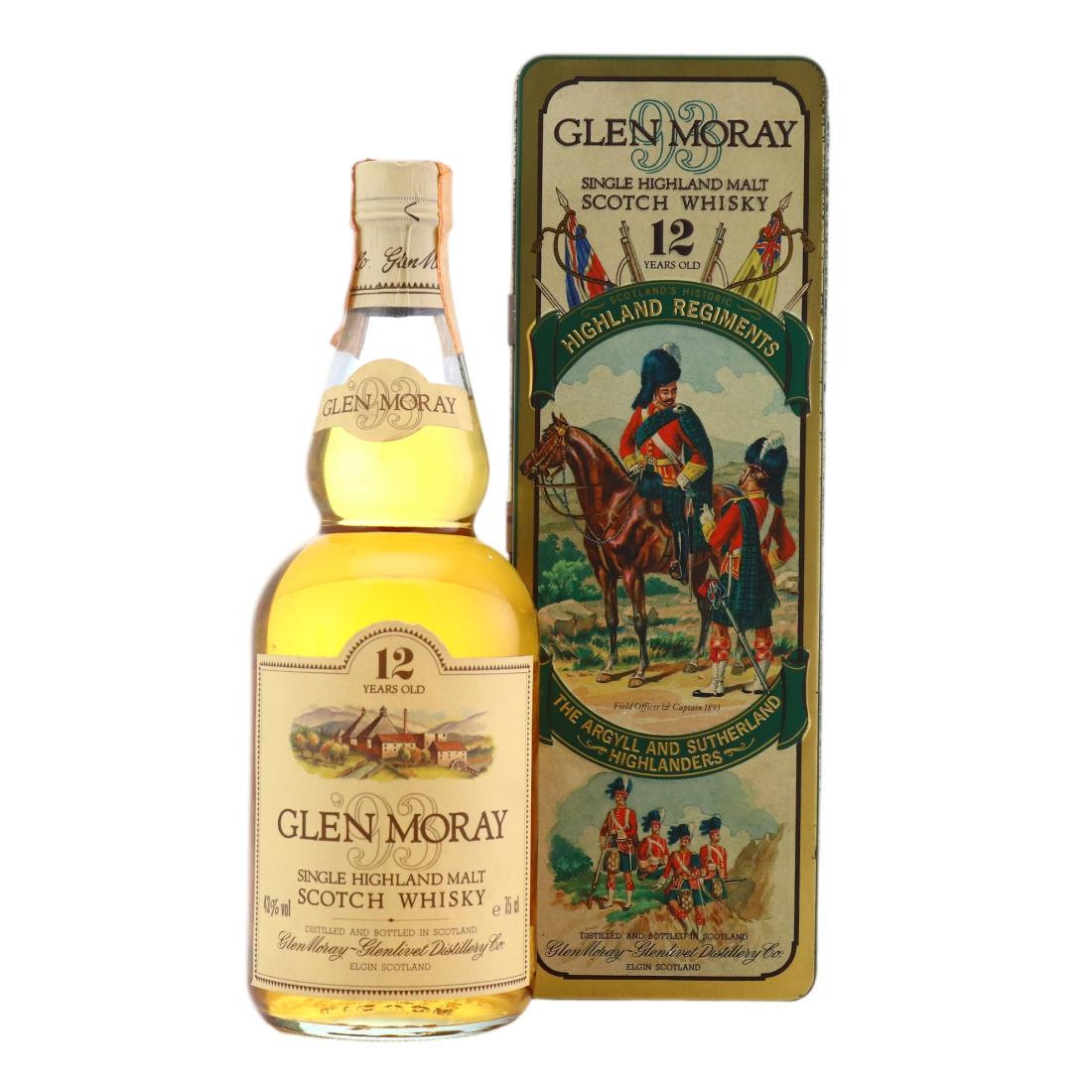 Glen Moray 12 Argyll And Sutherland Highlanders