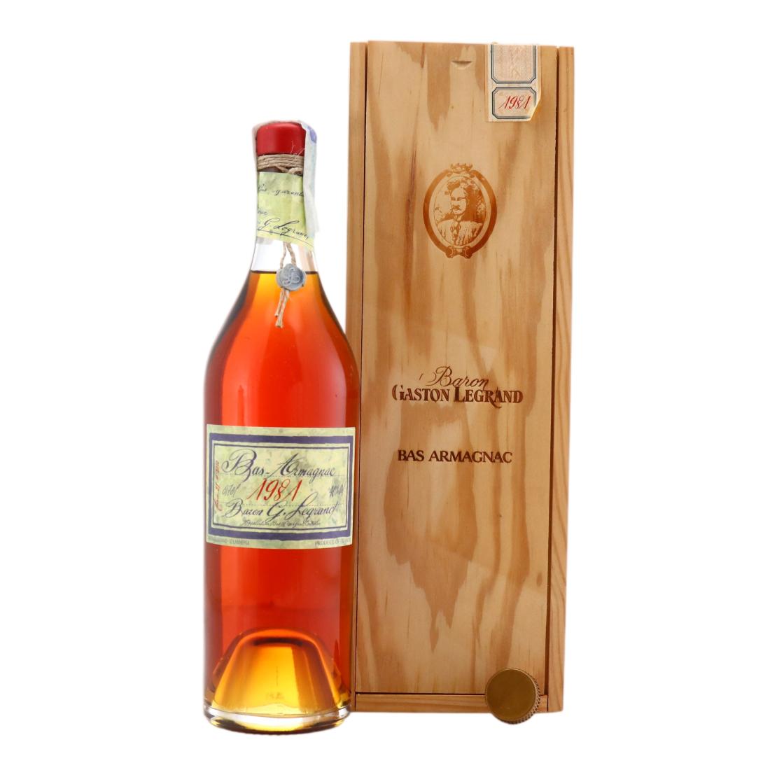 Baron Gaston Legrand 1981 Bas Armagnac