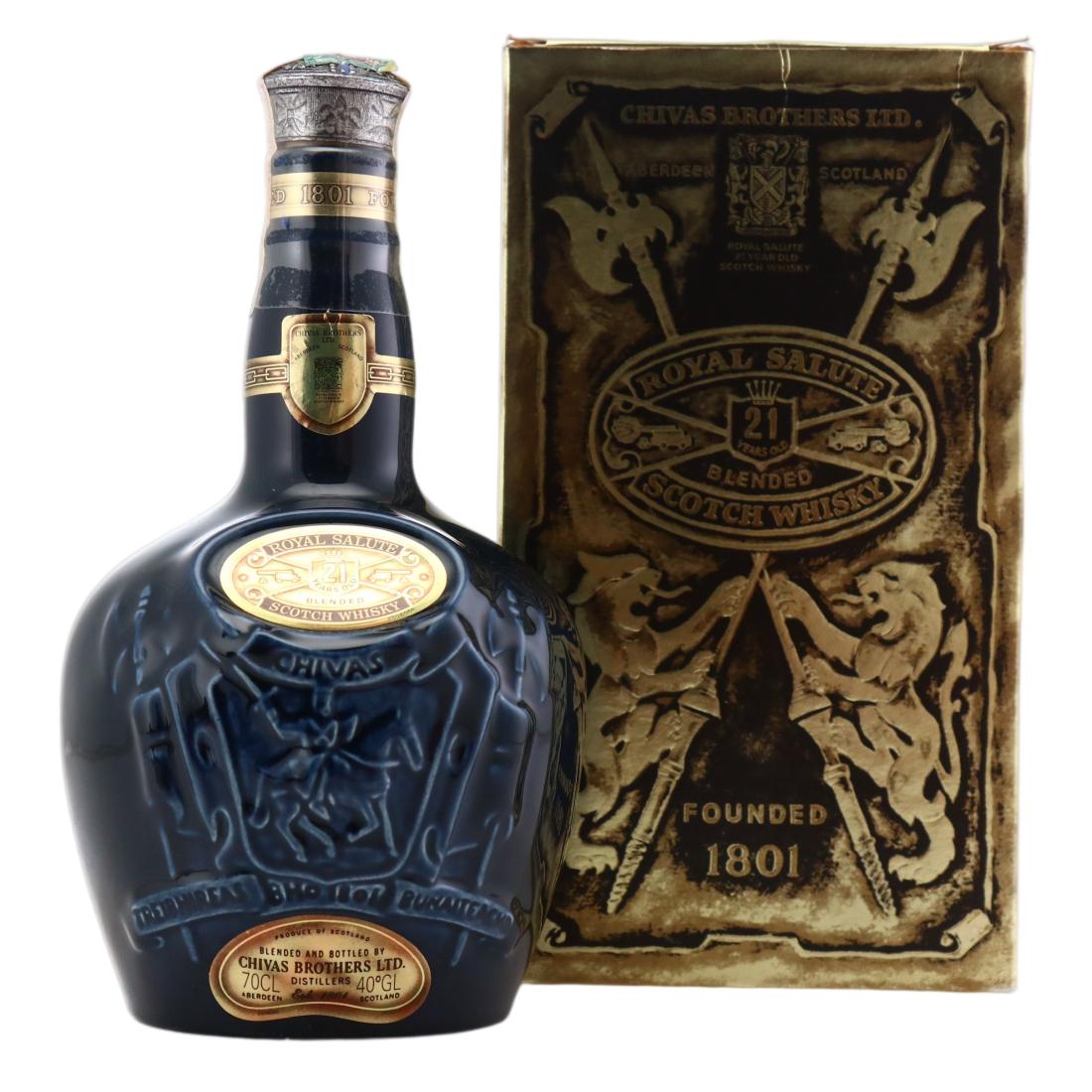 Chivas Royal Salute 21 Sapphire Flagon