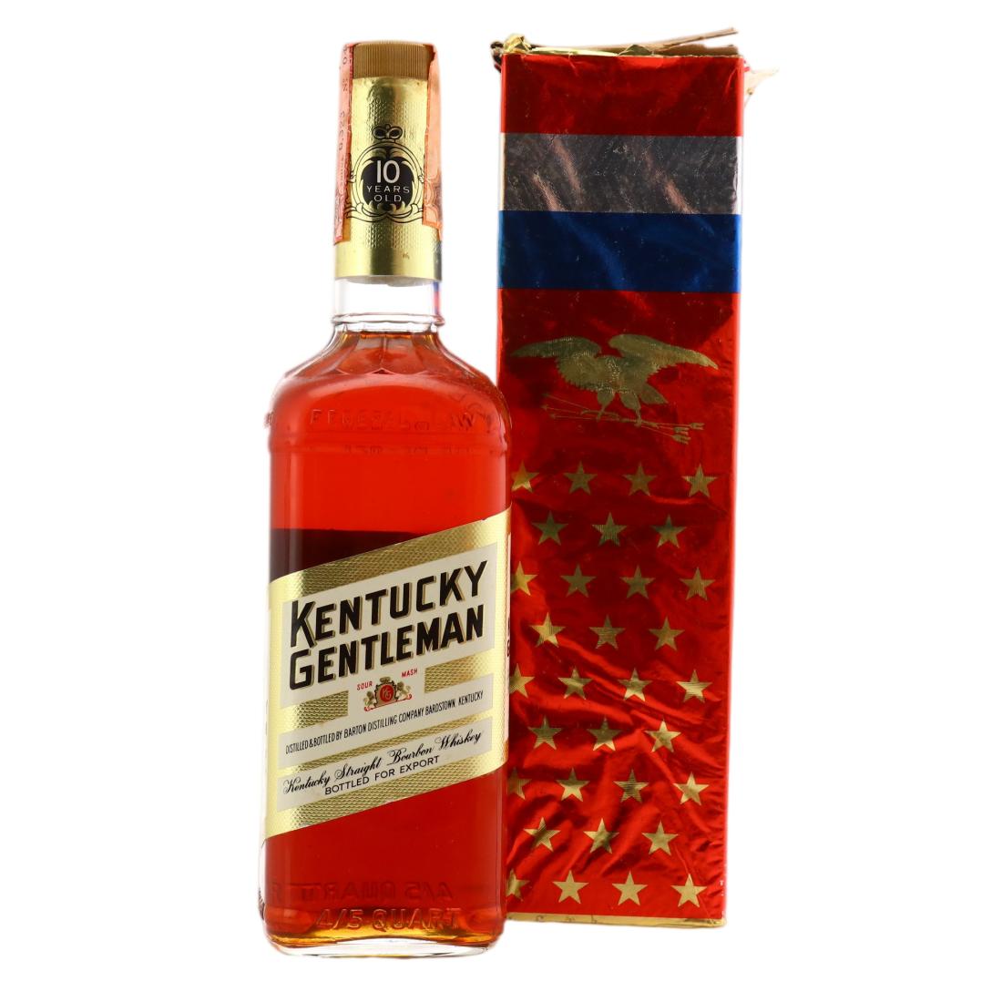 Kentucky Gentleman 10 Year Old, 1963, 43% whisky bottle