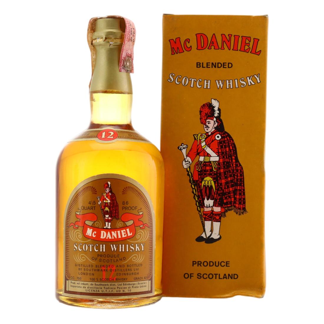 Mc Daniel 12 Scotch Whisky