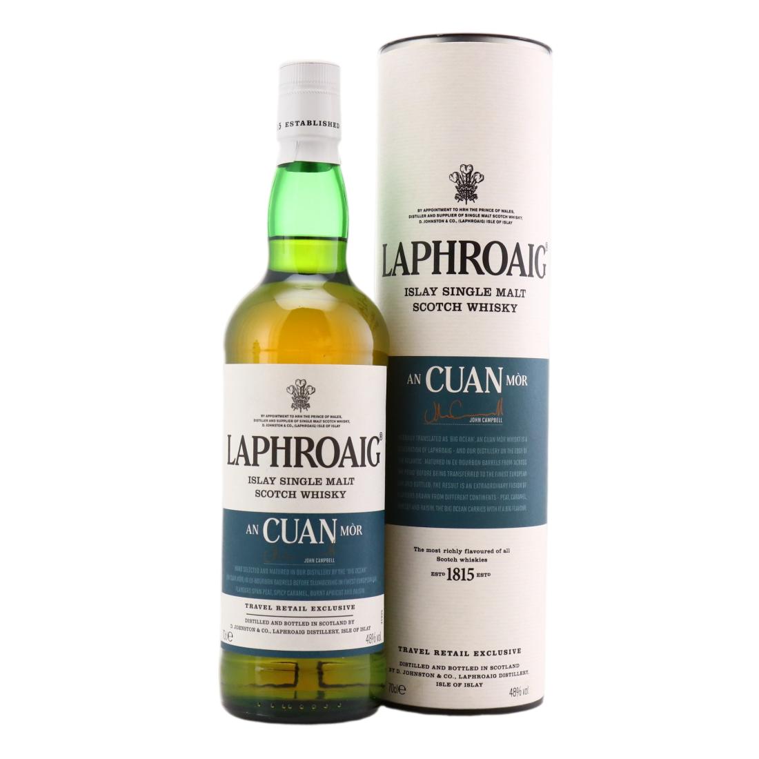 Laphroaig An Cuan Mòr, Bourbon & European Oak Cask, 2020, 48%