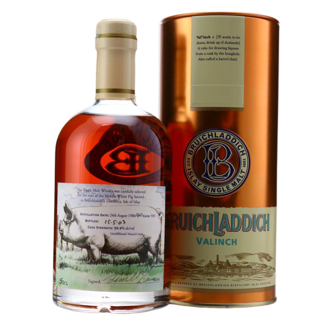 Bruichladdich 1988 Valinch Middle White Pig Society
