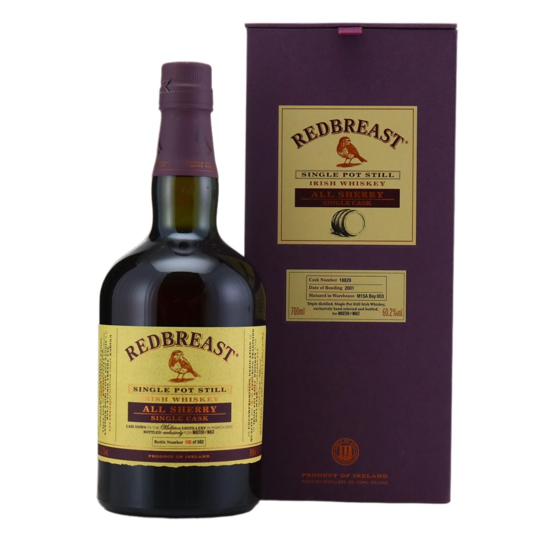 Redbreast 2001 All Sherry Single Cask Single Pot Still