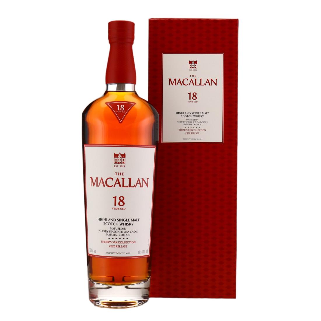 Macallan 18 Year Old Sherry Oak Collection 2026 Release