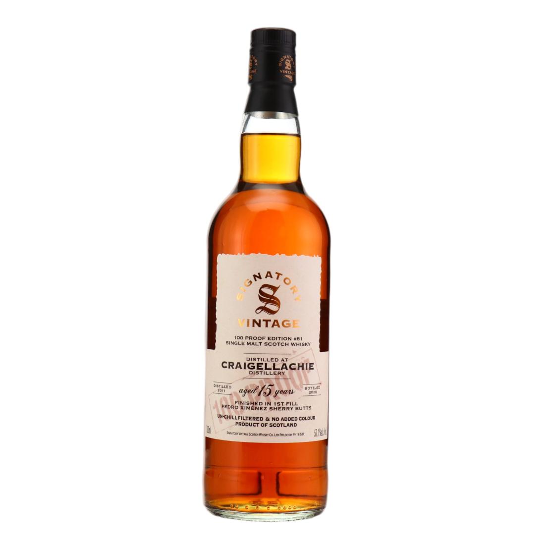 Craigellachie 2011 100 Proof Edition 15 81