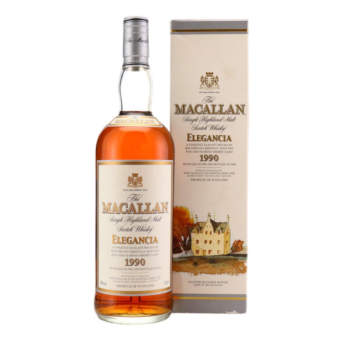 Macallan 1990 Elegancia Litre