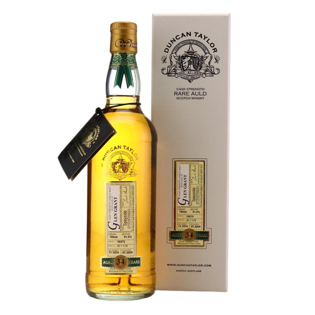 Glen Grant 1974 Rare Auld 34