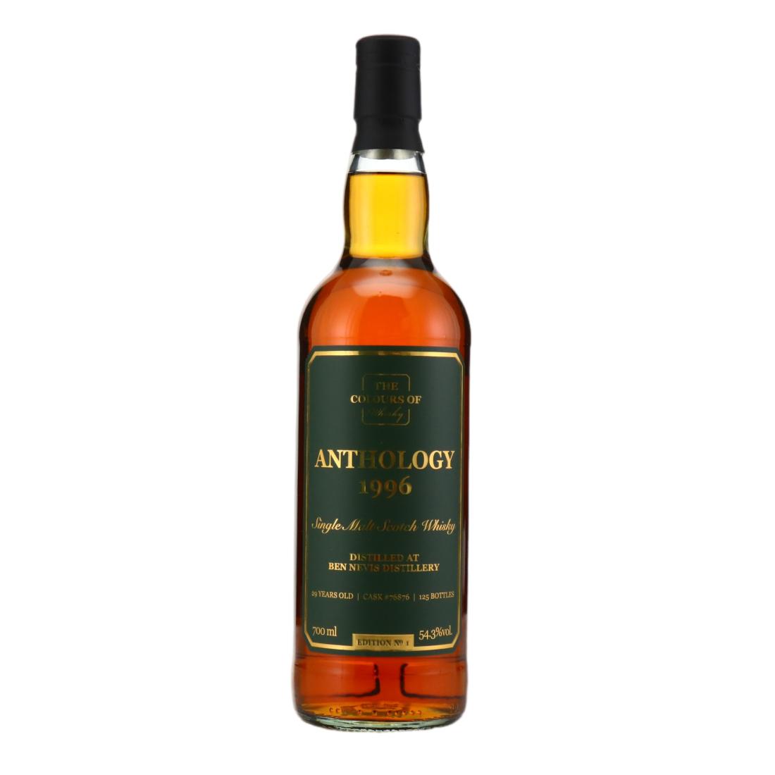 Ben Nevis 1996 The Colours Of Whisky 29 Anthology Edition No 1