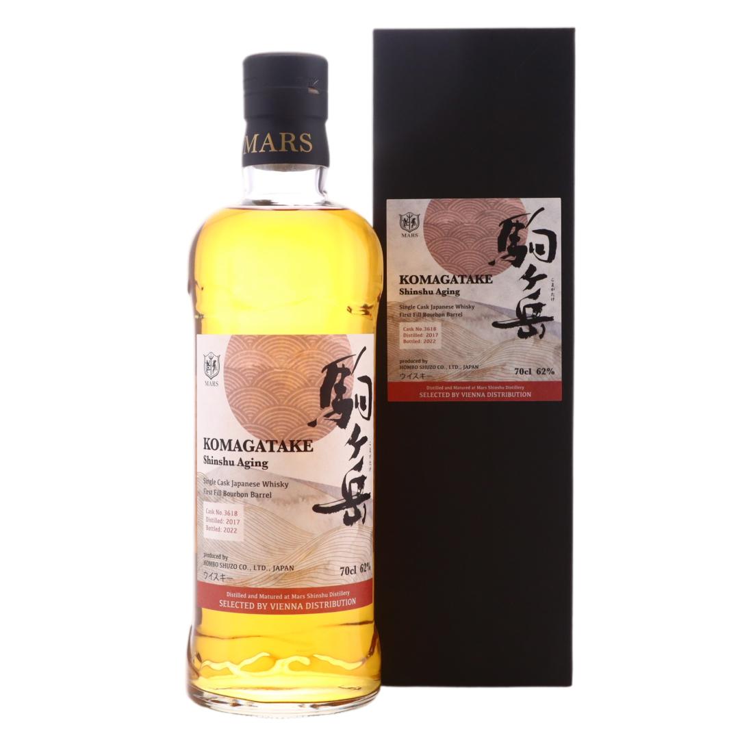 Komagatake Shinshu Aging 5 Year Old, Bourbon Cask, Cask #3618, 2022, 62%