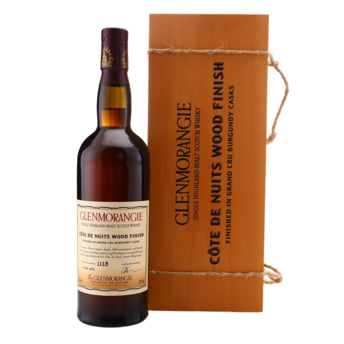 Glenmorangie 1975 Cte De Nuits Wood Finish