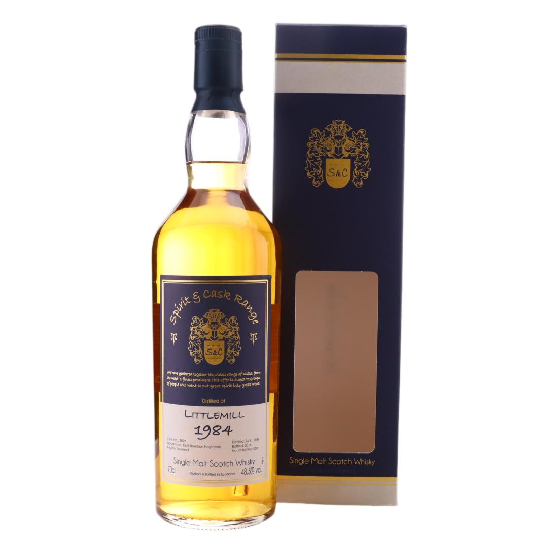 Littlemill Spirit & Cask Range 31 Year Old, Bourbon Cask, Cask #3899, 1984, Whiskymax, 48.5%