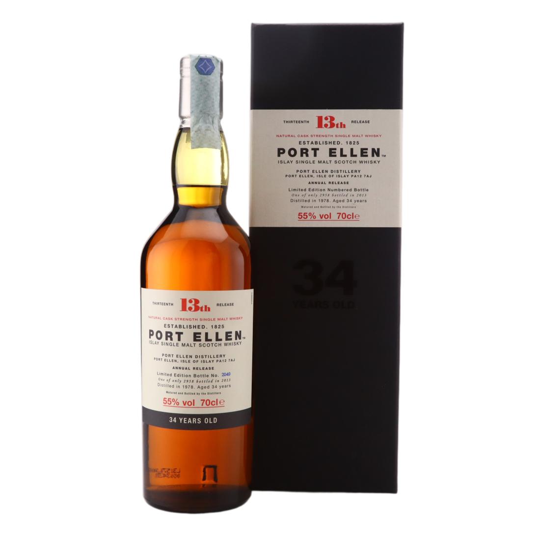 Port Ellen 1978 Natural 34 13th Release