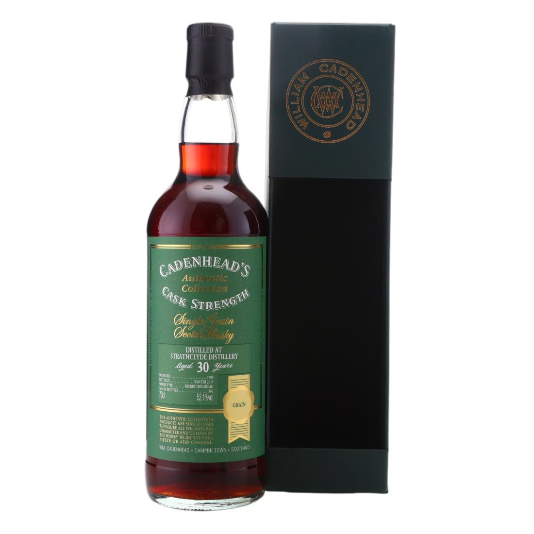 Strathclyde 1989 Cadenheads Authentic Collection 30