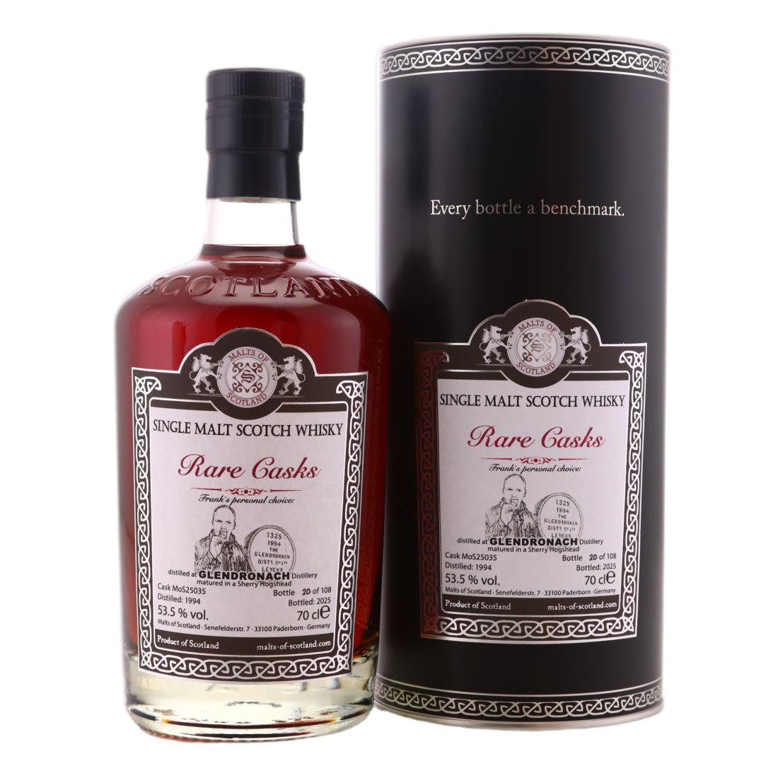Glendronach 1994 Malts Of Scotland Rare Casks Franks Personal Choice
