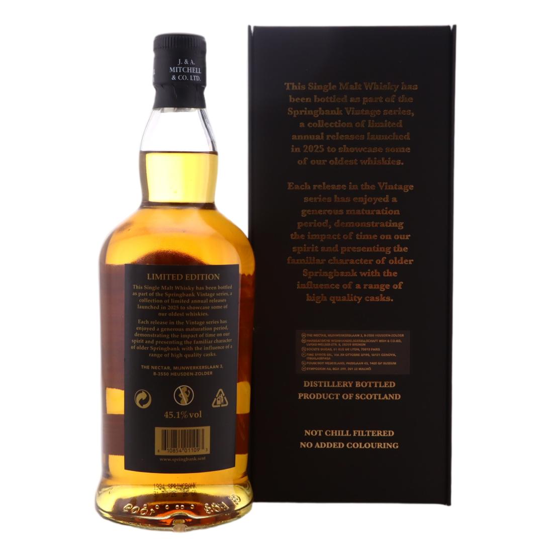 Springbank 1994 Vintage
