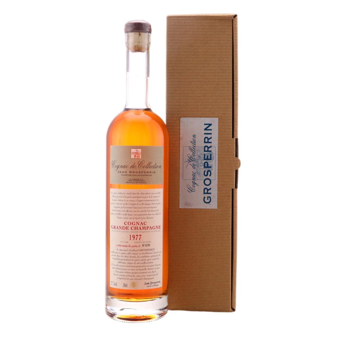 Jean Grosperrin 1977 Grande Champagne Cognac Lot No 459