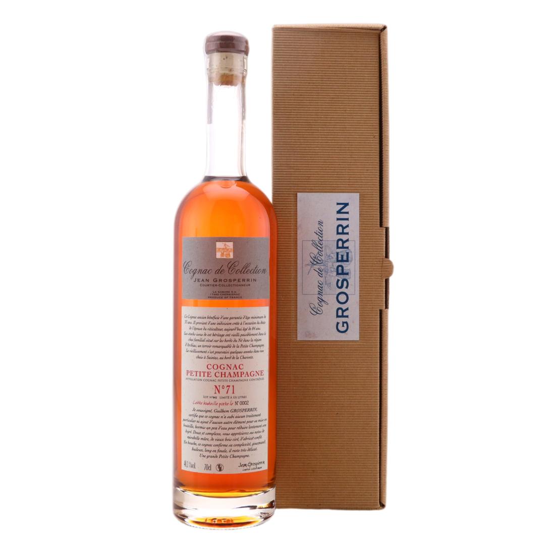 Jean Grosperrin No 71 Petite Champagne Cognac Lot No 642