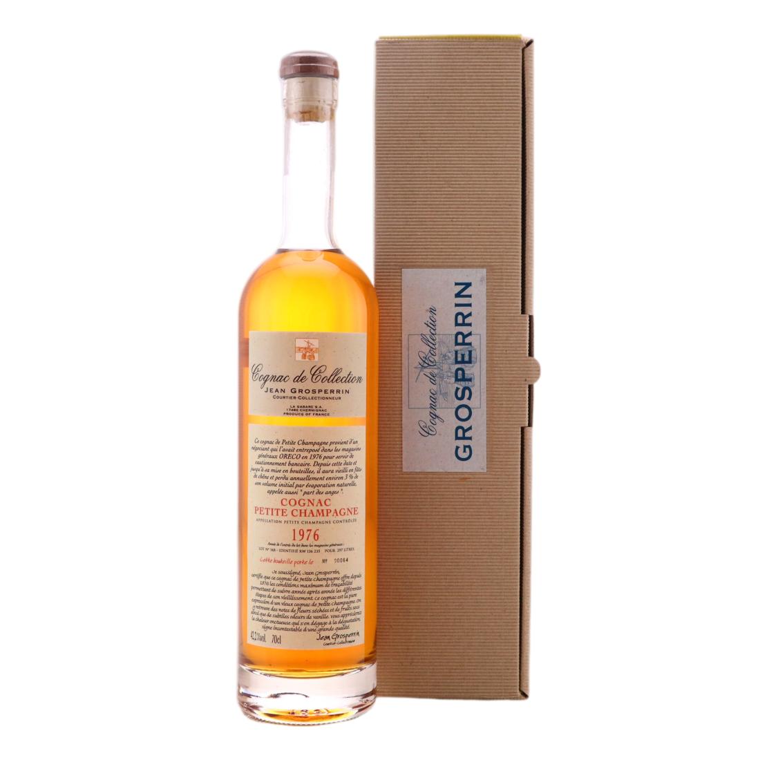 Jean Grosperrin 1976 Cognac De Collection Petite Champagne Cognac Lot No 148